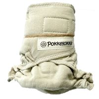 Pokkelokkie Oatmeal Fitted Cloth Diaper - S